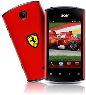 Acer liquidmini Ferrari Edition