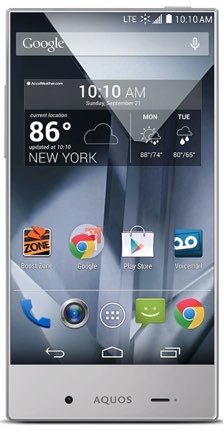 Sharp AQUOS Crystal SH825Wi